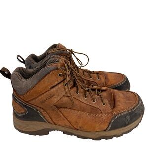 Red Wing Boots Mens Size 12 US Brown Leather Steel Toe ASTM F2413-11